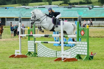 Connie Mensley scoops the Blue Chip Pony Newcomers Second Round at The Scottish National Equestrian Centre